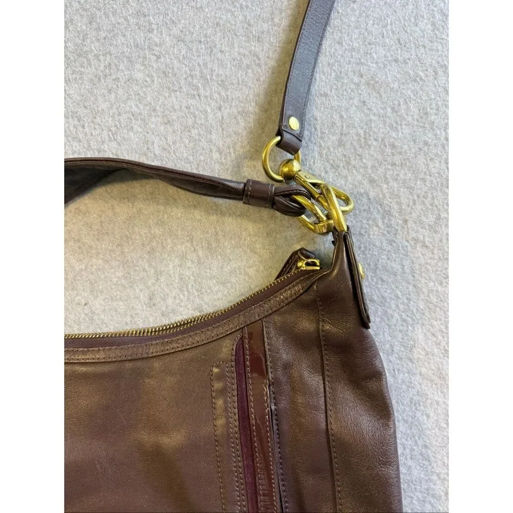 Coach Kristin Spectator N/S Tote Coach Kristin spectator hobo bag purple